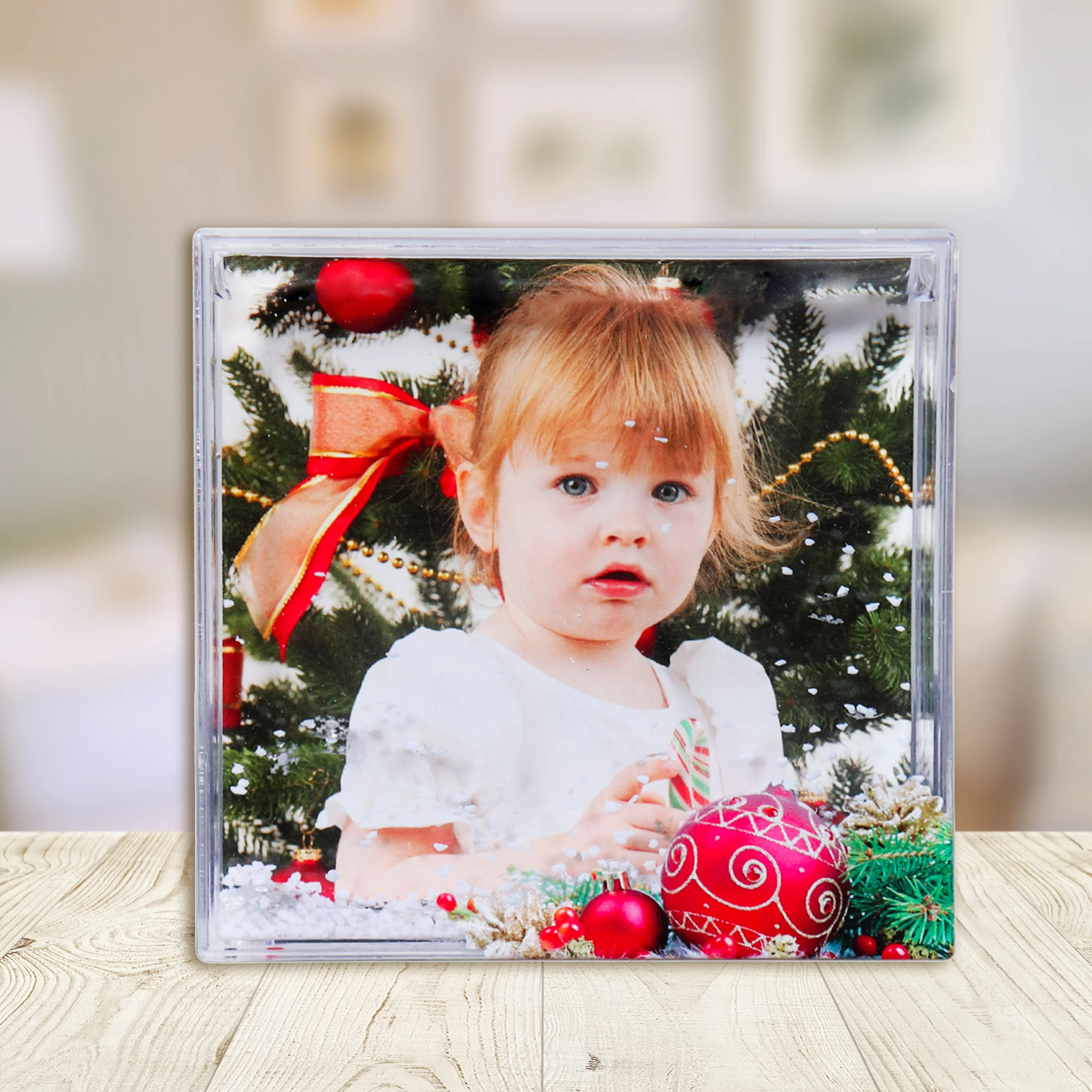 Коледно Преспапие с Вашата Снимка